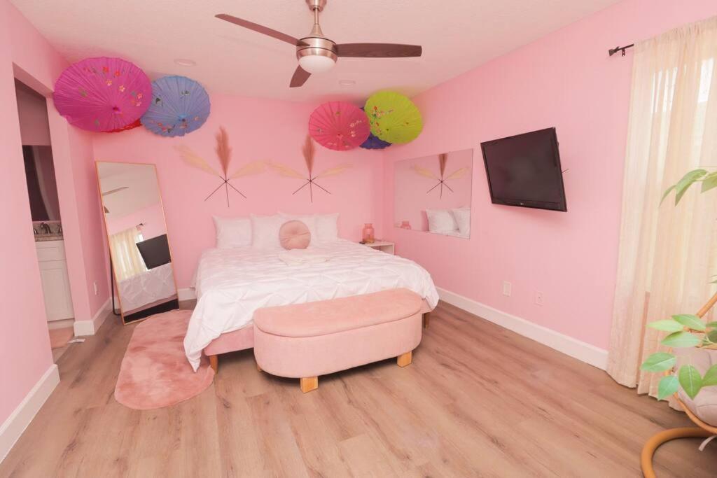 The Pink House Orlando Villa Exterior foto