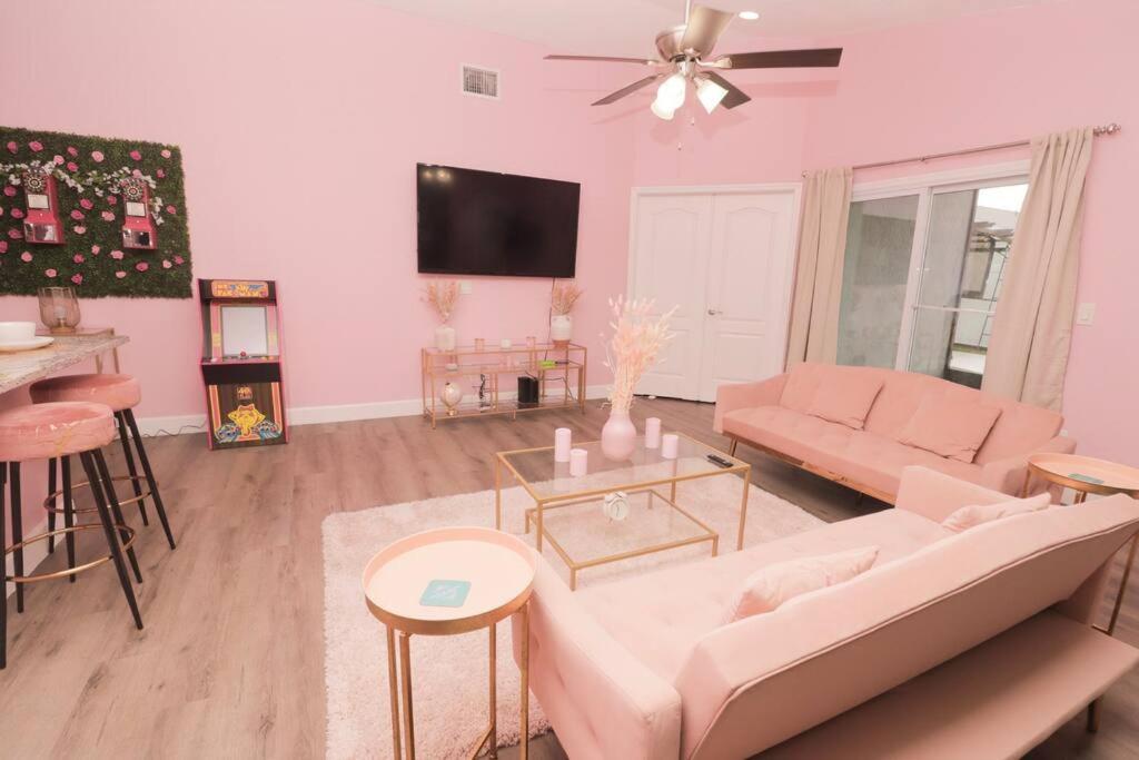 The Pink House Orlando Villa Exterior foto